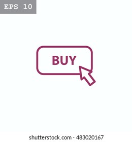 "buy now" icon vector.