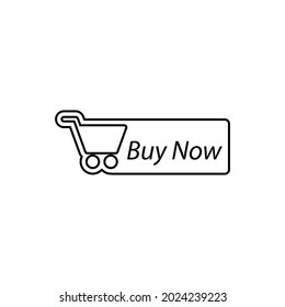 buy now icon. website element. online shop symbol, shopping cart icon