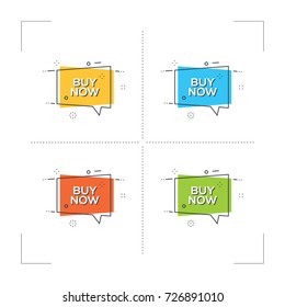 BUY NOW! LABEL CONCEPT