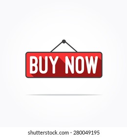 Buy Now Long Shadow Label