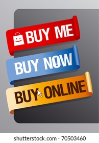 Buy now, online ribbons set.