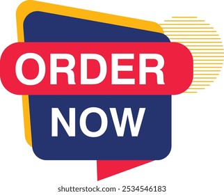 Buy Now Order Now Register Now Banner, Speech Bubble, Label, Ribbon Template