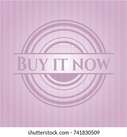 Buy it Now pink emblem