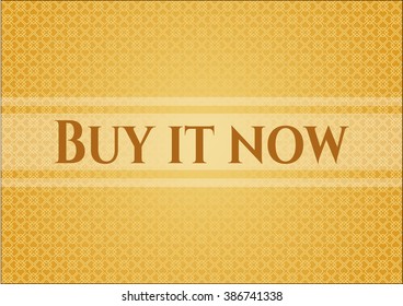Buy it Now poster or banner