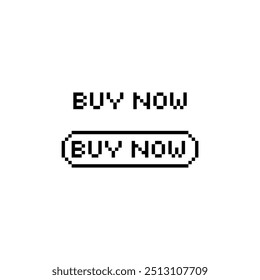 buy now red button 8 bit icon online shop Pixel art 8-bit for game