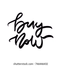 Buy now.  Sale Hand lettering Design. Typography Vector Background. Handmade calligraphy. Brush lettering composition.
