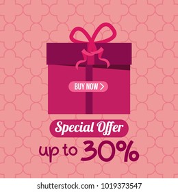 Buy Now Special Offer up to 30% Vector Template Design