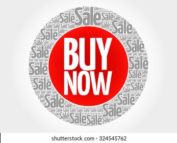 BUY NOW stamp vector words cloud, business concept background