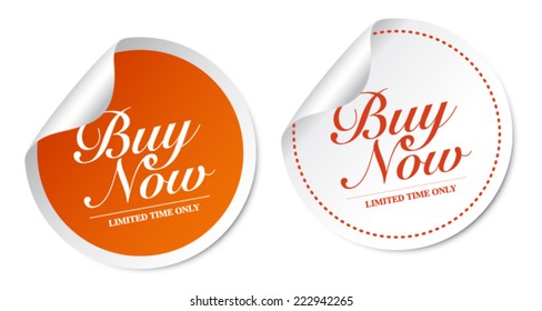 Buy now stickers