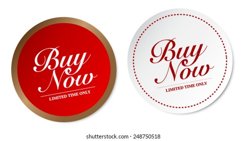 Buy now stickers