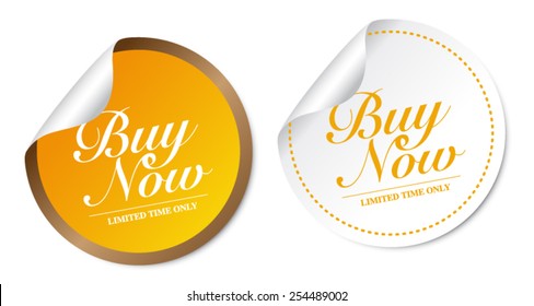 Buy now stickers