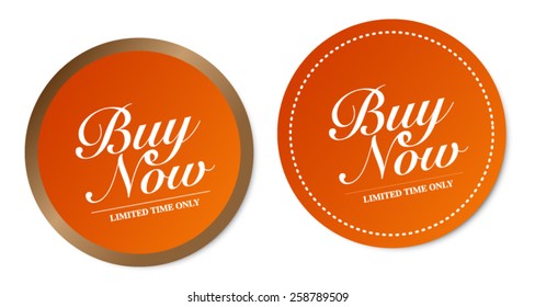 Buy now stickers