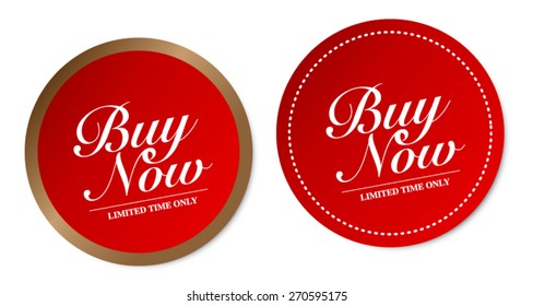 Buy now stickers