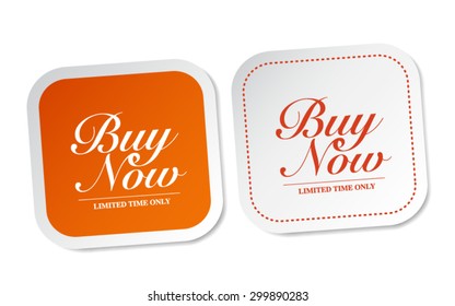 Buy now stickers