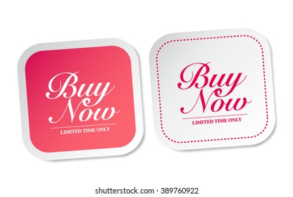 Buy now stickers