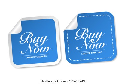 Buy now stickers