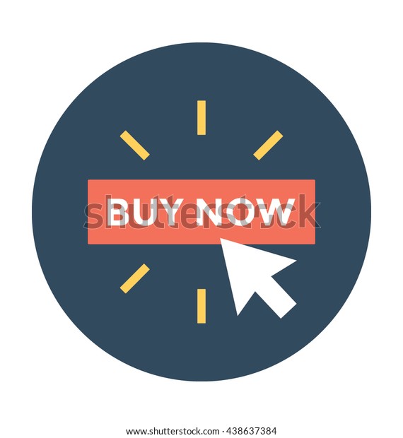 Download Buy Now Vector Icon Stock Vector (Royalty Free) 438637384
