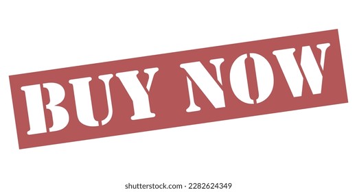 Sello Vector de Comprar Ahora. Blanco aislado
