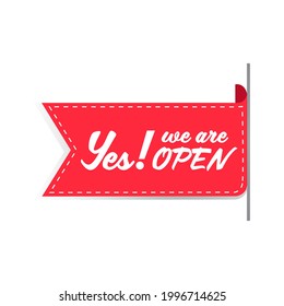 buy now we are open sticker coronavirus quarantine is over advertising campaign concept