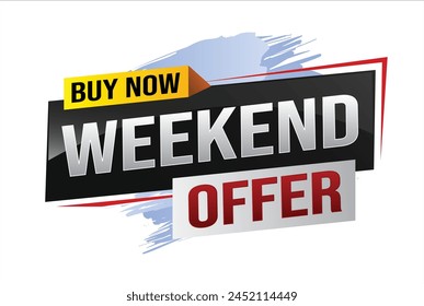 Buy now weekend Special sale tag. Banner design template for marketing. Special offer promotion retail. background banner modern graphic design for advertising store shop, online store, website