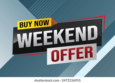 Buy now weekend Special sale tag. Banner design template for marketing. Special offer promotion retail. background banner modern graphic design for advertising store shop, online store, website


