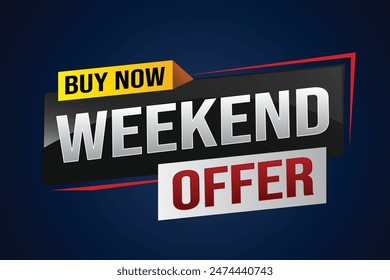 Buy now weekend Special sale tag. Banner design template for marketing. Special offer promotion retail. background banner modern graphic design for advertising store shop, online store, website


