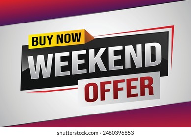 Buy now weekend Special sale tag. Banner design template for marketing. Special offer promotion retail. background banner modern graphic design for advertising store shop, online store, website

