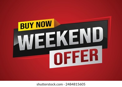 Buy now weekend Special sale tag. Banner design template for marketing. Special offer promotion retail. background banner modern graphic design for advertising store shop, online store, website

