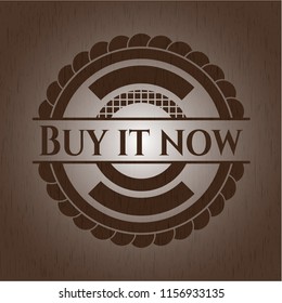 Buy it Now wooden emblem