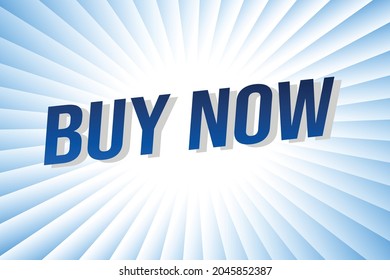 Buy now word concept vector illustration with lines 3d style for social media landing page, template, ui, web, mobile app, poster, banner, flyer, background, gift card, coupon, label, wallpaper