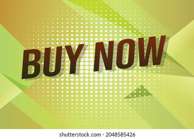 Buy now word concept vector illustration with lines 3d style for social media landing page, template, ui, web, mobile app, poster, banner, flyer, background, gift card, coupon, label, wallpaper