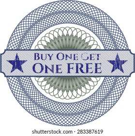 Comprar uno obtener una rosette abstracta de One Free