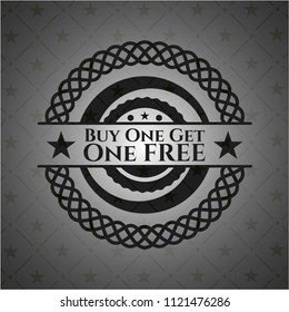 Buy one get One Free black emblem. Vintage.