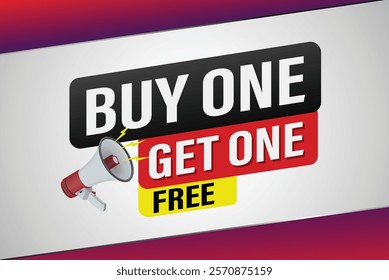 buy one get one free buy now poster banner graphic design icon logo sign symbol social media website coupon

