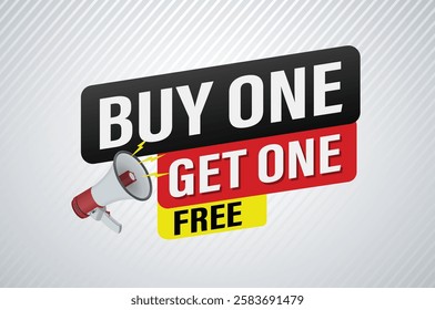 buy one get one free buy now poster banner graphic design icon logo sign symbol social media website coupon

