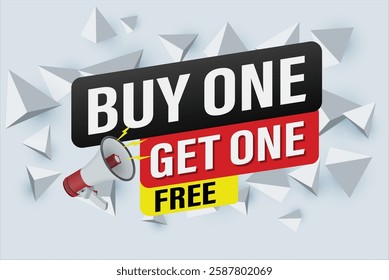 buy one get one free buy now poster banner graphic design icon logo sign symbol social media website coupon

