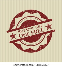 Buy one get One Free rubber grunge seal