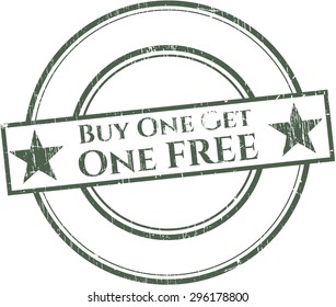 Buy one get One Free rubber grunge seal