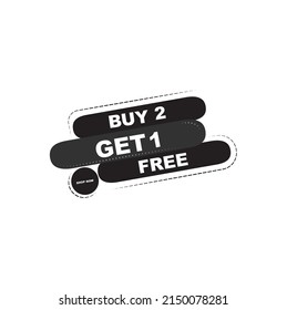 Buy one get one free sale banner