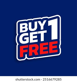 buy one get one free sale and deal offer background vector