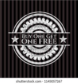 Buy one get One Free silvery shiny emblem