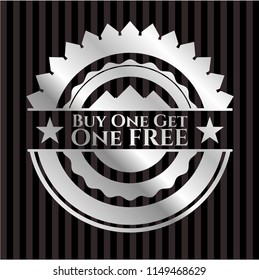 Buy one get One Free silvery badge or emblem