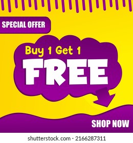 Buy one get one free,special offer,limited time only