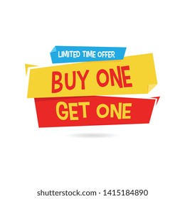 Buy One Get One Origami Label