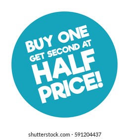 Buy One Get Second At Half Price!