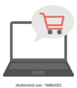 
Buy online. commerce concept 
