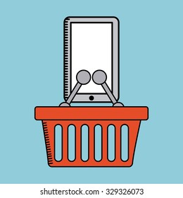 buy online design, vector illustration eps10 graphic 