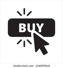 Buy Online Icon. Vector And Glyph