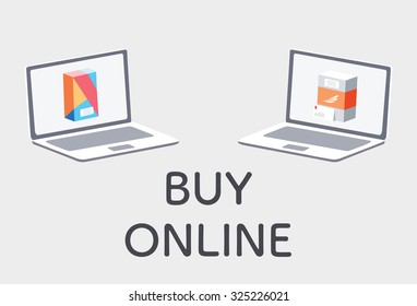 Buy online picuture with 2 laptops on it