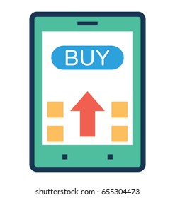 Buy Online Vector Icon 